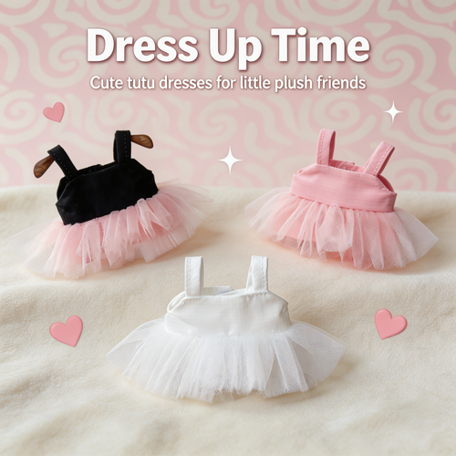 Adorable Ballet Tutu Dress for Plush Dolls & Stuffed Animals 🩰✨